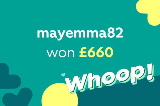 tombola winners story about mayemma82 won £660